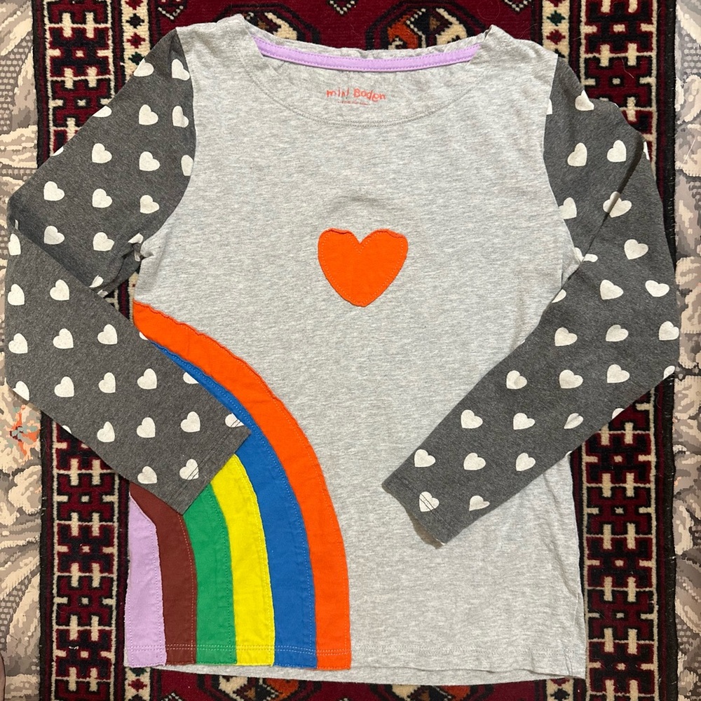 Mini Boden size 9-10 long sleeve tee